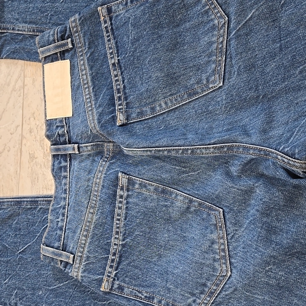 GRLFRND The Cassidy Straight Leg Blue Jeans Size 25 - Picture 12 of 16